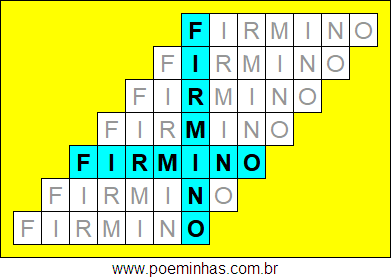 Acróstico de Firmino