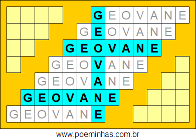 Acróstico de Geovane