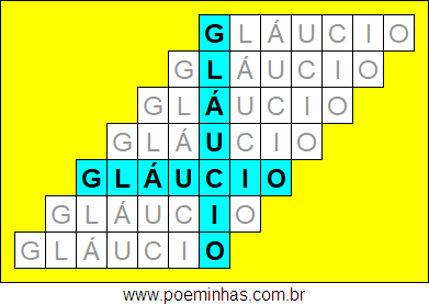 Acróstico de Gláucio