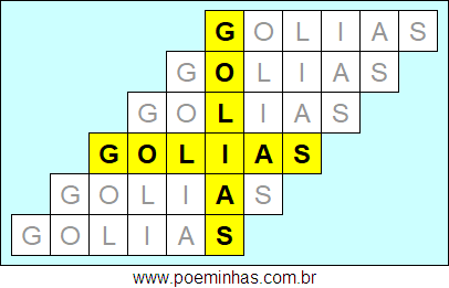 Acróstico de Golias