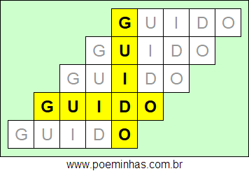 Acróstico de Guido