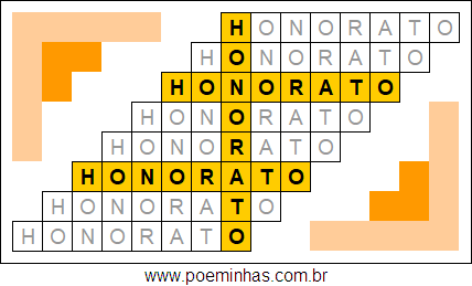 Acróstico de Honorato