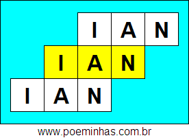 Acróstico de Ian