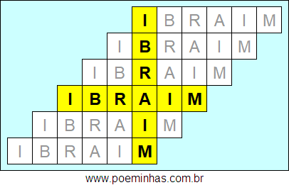 Acróstico de Ibraim