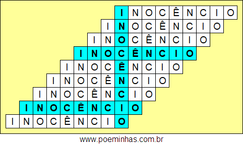 Acróstico de Inocêncio