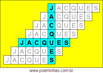 Acróstico de Jacques