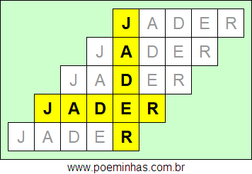 Acróstico de Jader