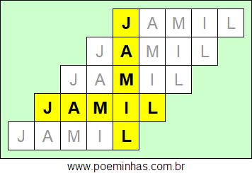 Acróstico de Jamil