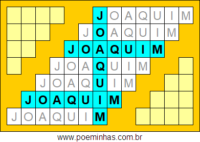 Acróstico de Joaquim