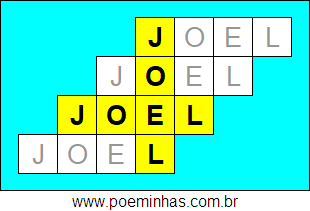 Acróstico de Joel