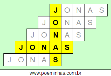 Acróstico de Jonas