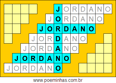 Acróstico de Jordano