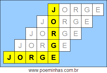 Acróstico de Jorge