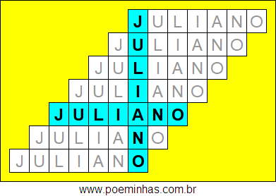 Acróstico de Juliano