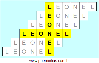 Acróstico de Leonel