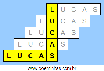 Acróstico de Lucas