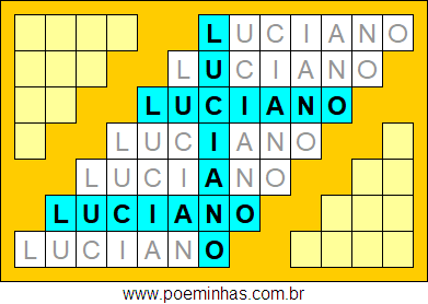 Acróstico de Luciano