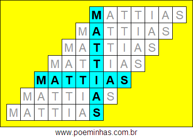 Acróstico de Mattias