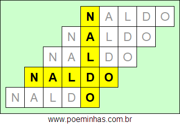 Acróstico de Naldo