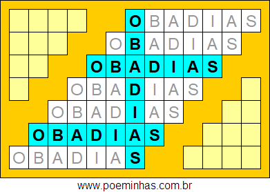 Acróstico de Obadias