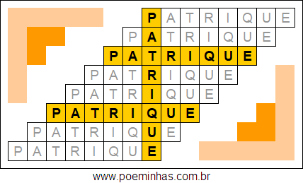 Acróstico de Patrique