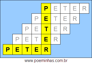 Acróstico de Peter