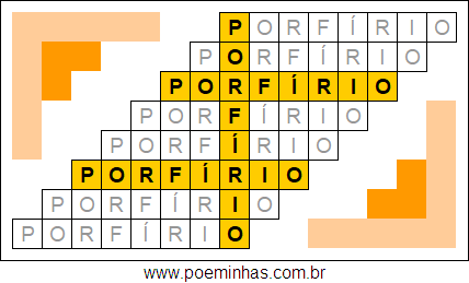 Acróstico de Porfírio