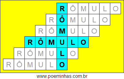 Acróstico de Rômulo