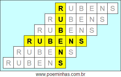 Acróstico de Rubens