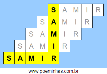 Acróstico de Samir