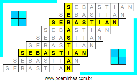 Acróstico de Sebastian