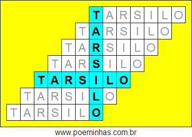 Acróstico de Tarsilo