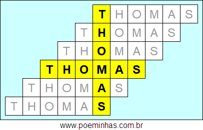 Acróstico de Thomas