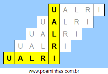 Acróstico de Ualri