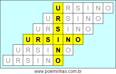 Acróstico de Ursino