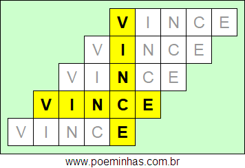 Acróstico de Vince