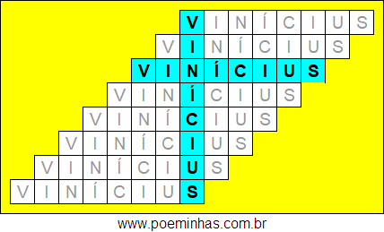 Acróstico de Vinícius