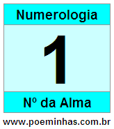 Significado da Alma do Número 1 na Numerologia