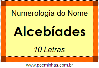 Numerologia do Nome Alcebíades