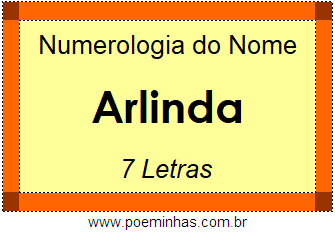 Numerologia do Nome Arlinda