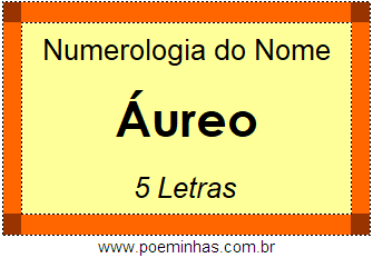 Numerologia do Nome Áureo